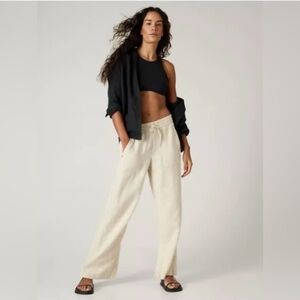 Athleta Retreat Wide Leg Linen Pants NWT Size 3X